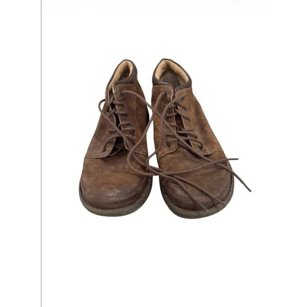 Born Nigel Brown Handcrafted Leather Chukka Boots Mens Size 8 M
